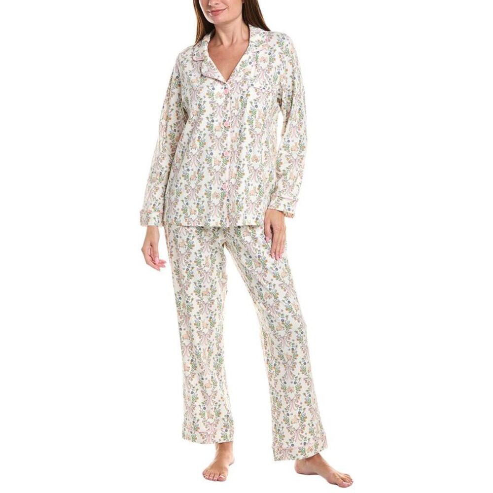 Bedhead Womens  2Pc Long Pajama Set, Green